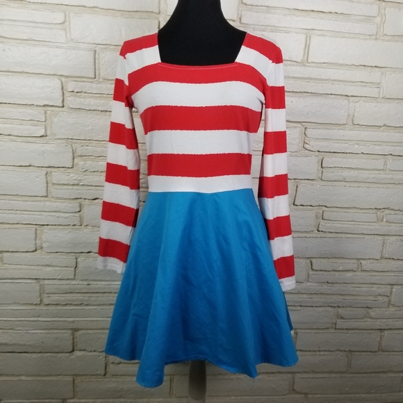Where's Waldo ladies Halloween Costume Size Small